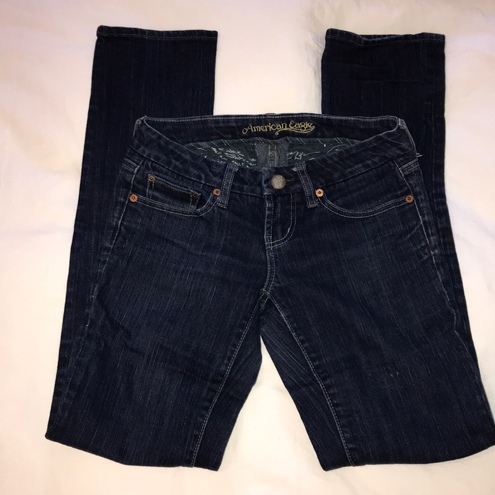 American Eagle straight jeans 0 reg.